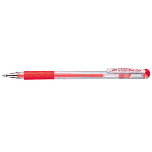 Gel pen 0,6 PENTEL Hybrid Gel Grip K-116-B crveni P12/576
