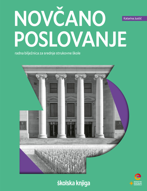 NOVČANO POSLOVANJE, radna bilježnica u drugom razredu srednje strukovne škole