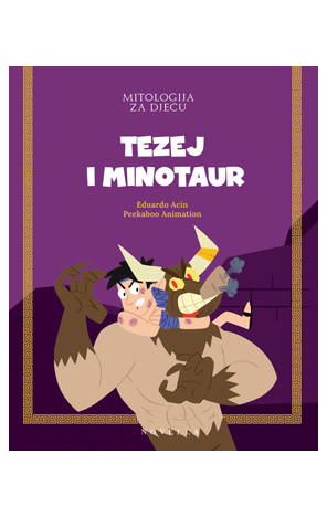 Naslovnica slikovnice Tezej i Minotaur