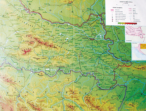 Regijska karta: Istočna Hrvatska