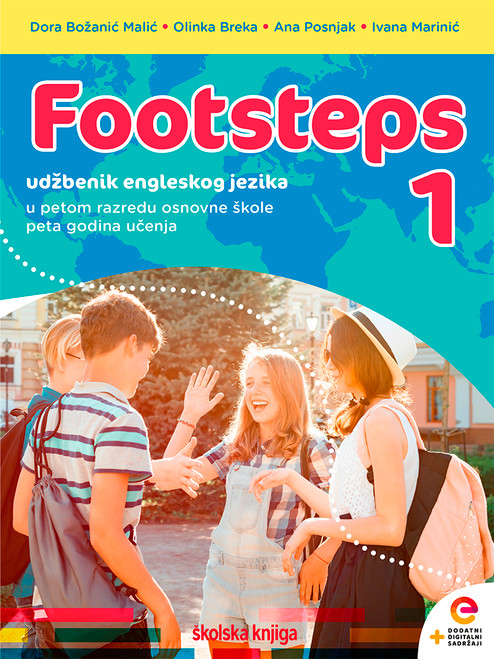 FOOTSTEPS 1 - udžbenik engleskog jezika u 5. razredu osnovne škole, V. godina učenja