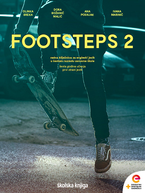 FOOTSTEPS 2 - radna bilježnica za engleski jezik u šestom razredu osnovne škole, šesta godina učenja