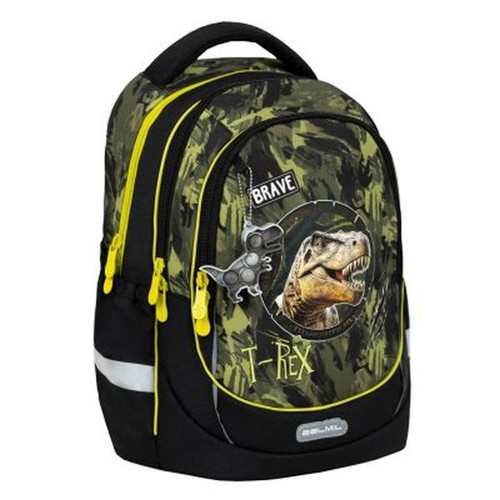 Torba školska Belmil leisure plus Tyrannosaurus Rex Green Torba školska Belmil leisure plus Tyrannosaurus Rex Green