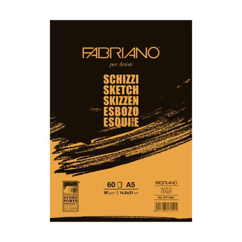 Blok Fabriano Schizzi A5 90g 60L