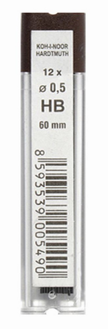 Mine za tehničku olovku 0,5 mm - KOH-I-NOOR Mine za tehničku olovku 0,5 mm - KOH-I-NOOR