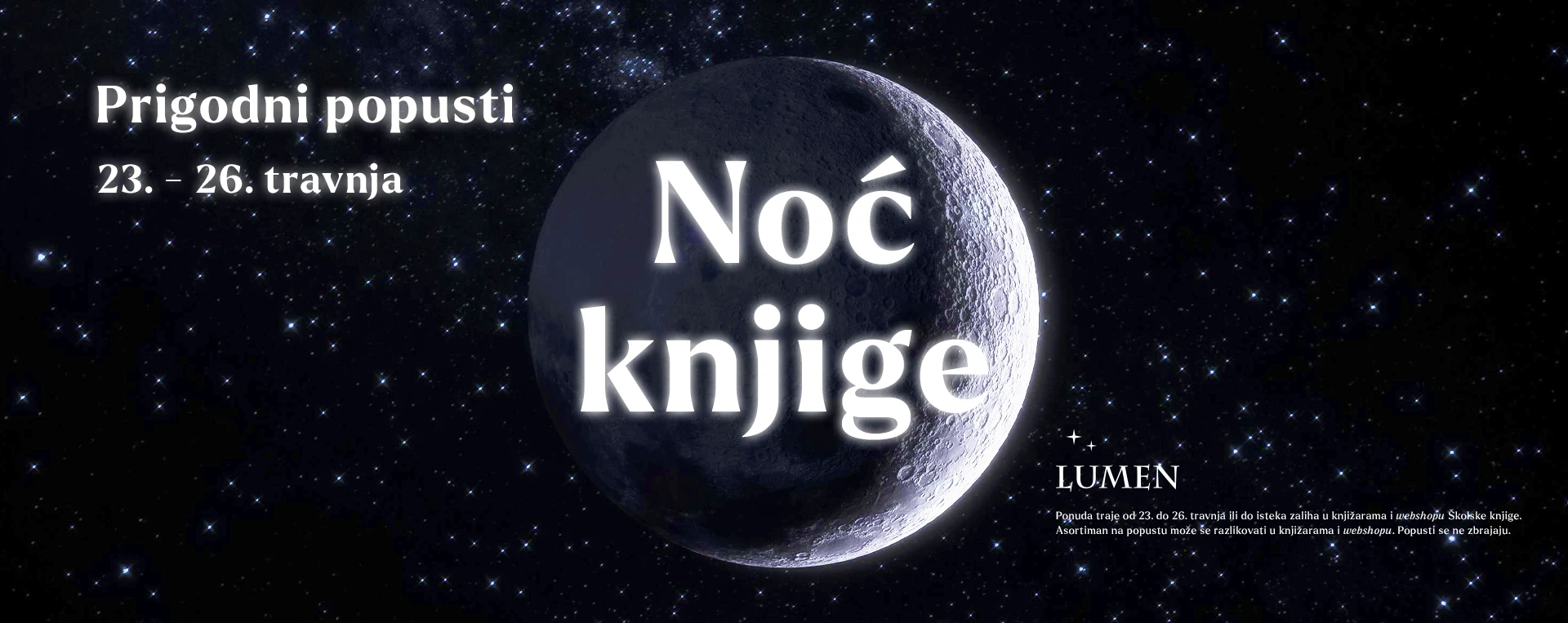 Crni baner - noć knjige 2026