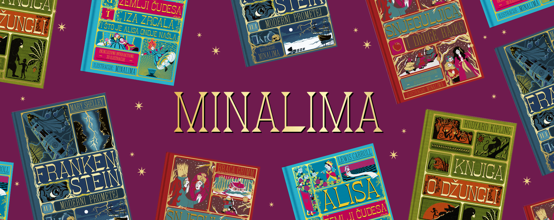 Naslovnice svih izdanja MinaLima kolekcije