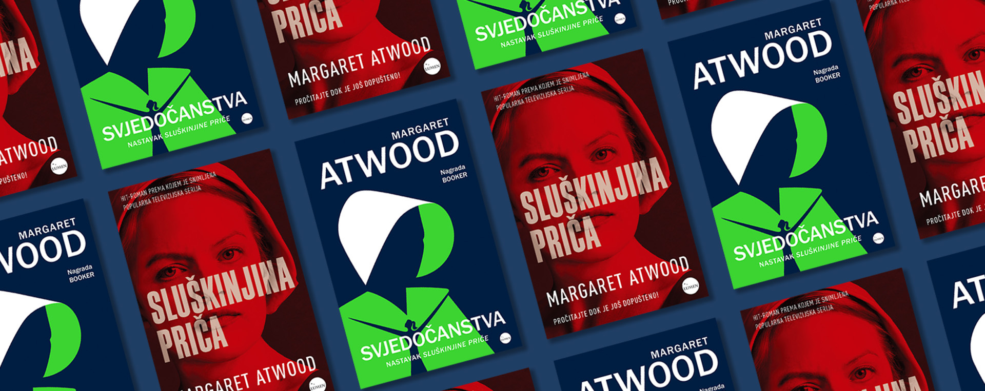 Naslovnice knjige Sluškinjina priča