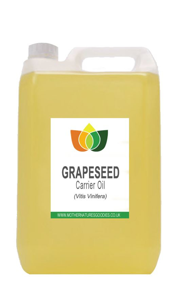 Grapeseed Oil Vegan Cosmetic & Food Grade, Refined, Natural Base Carrier Massage Oil