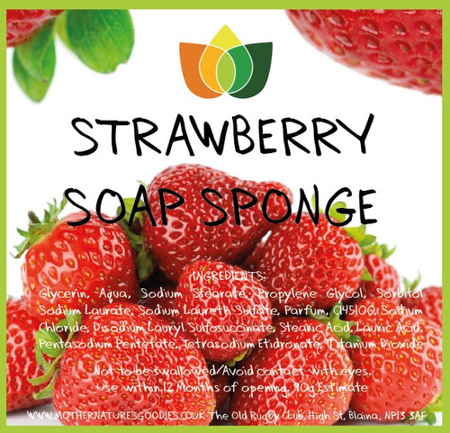 STRAWBERRY SOAP SPONGE