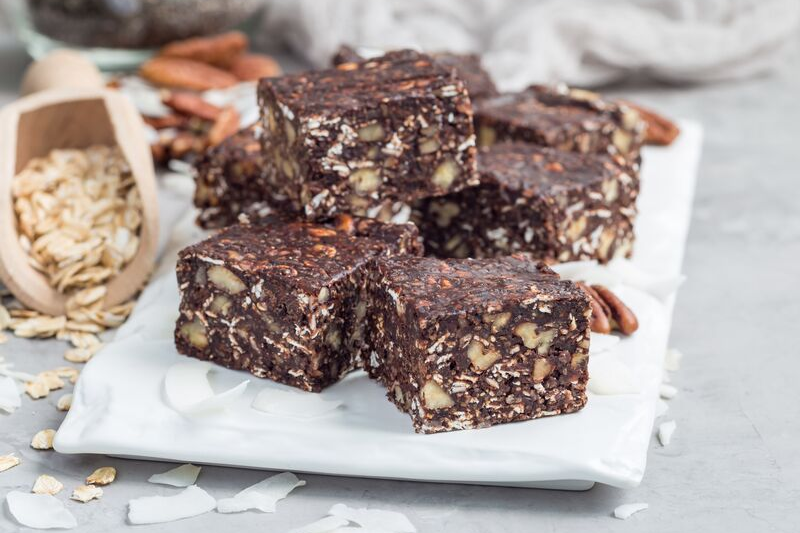 Chocolate, Oat and Nut Energy Bites