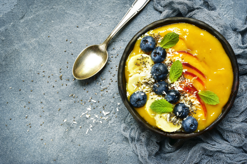 Mango Frappe Breakfast Bowl