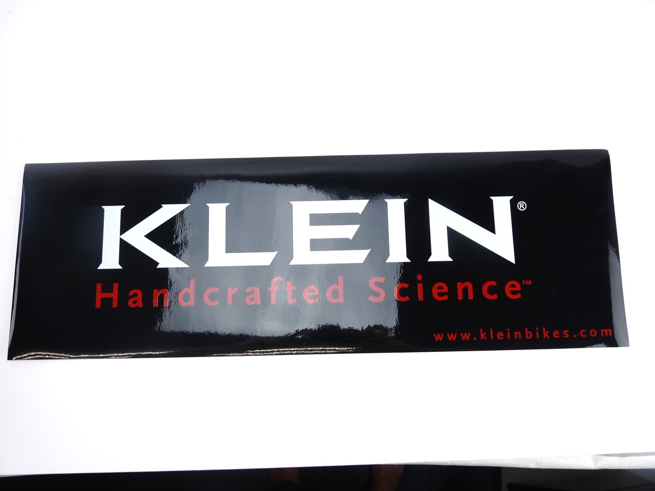 KLEIN Decal ORIGINAL Pro Team Vehicle Sticker Large 6" x 18" NOS