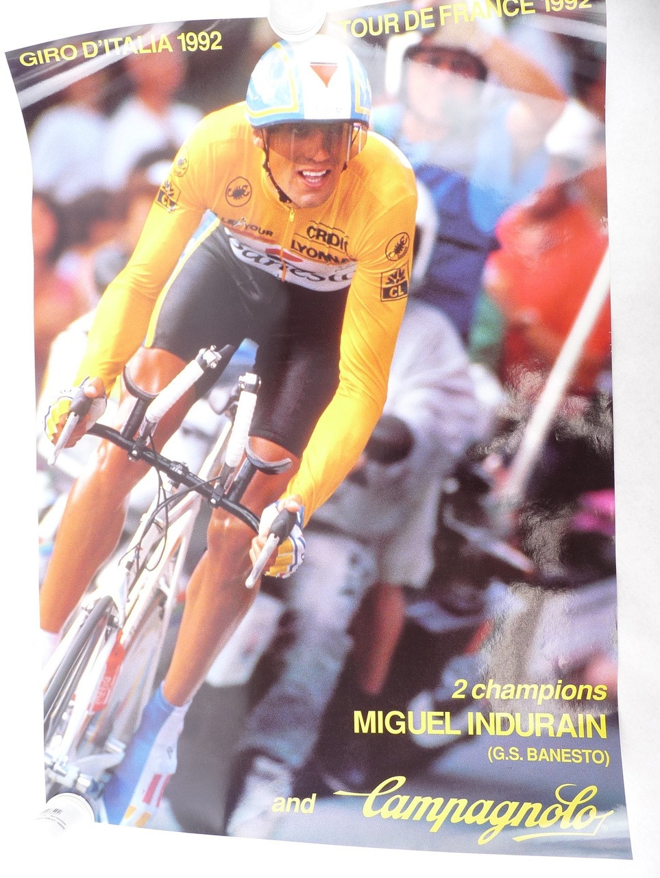 Campagnolo Miguel Indurain Poster Tour de france 