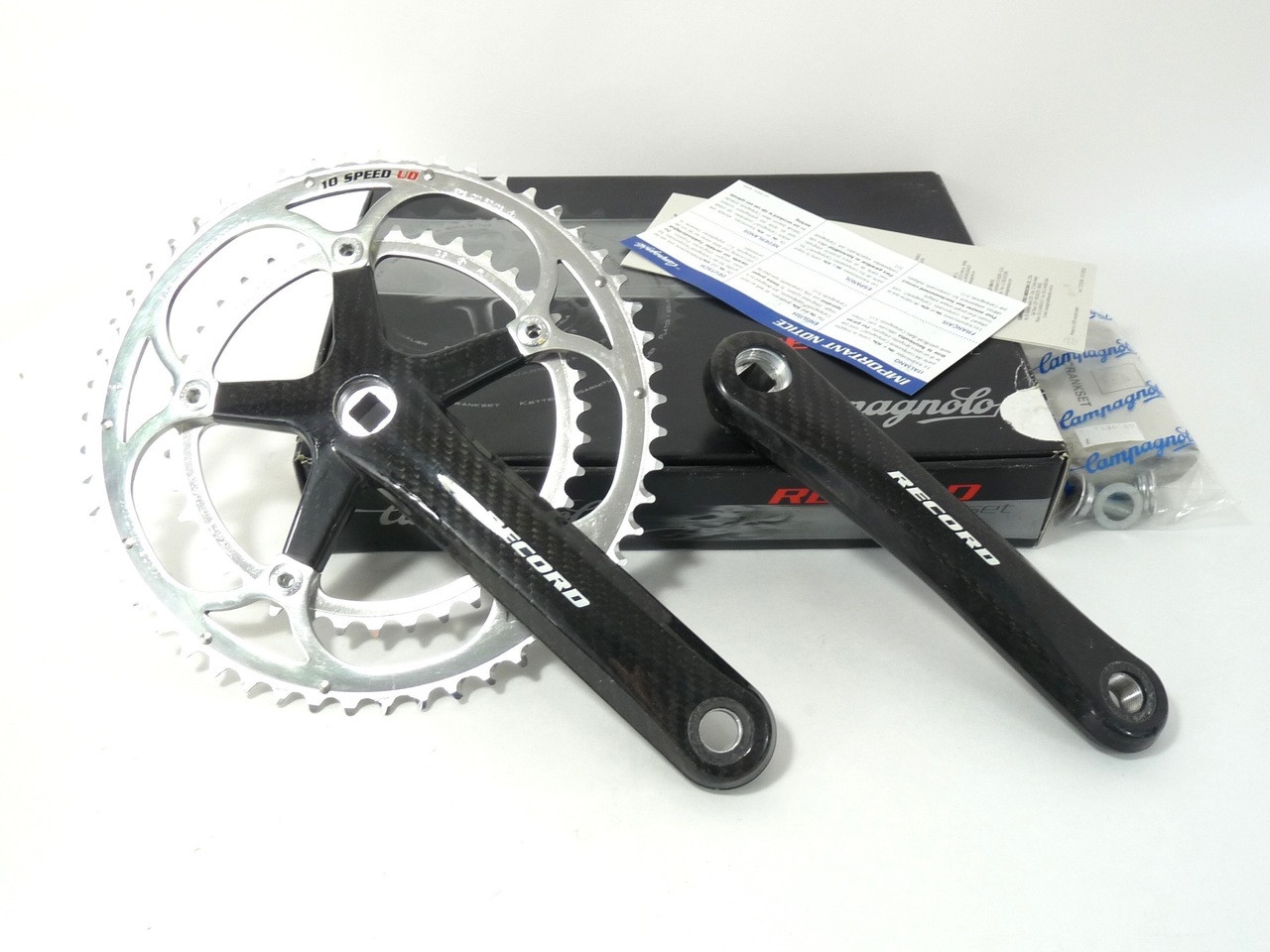 Campagnolo Record Carbon Crankset 10 Speed 170mm FIRST GENERATION 