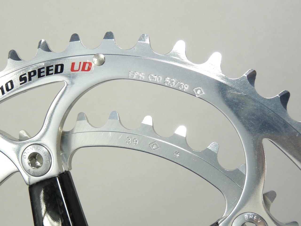 First generation Campagnolo Record Carbon Crankset 