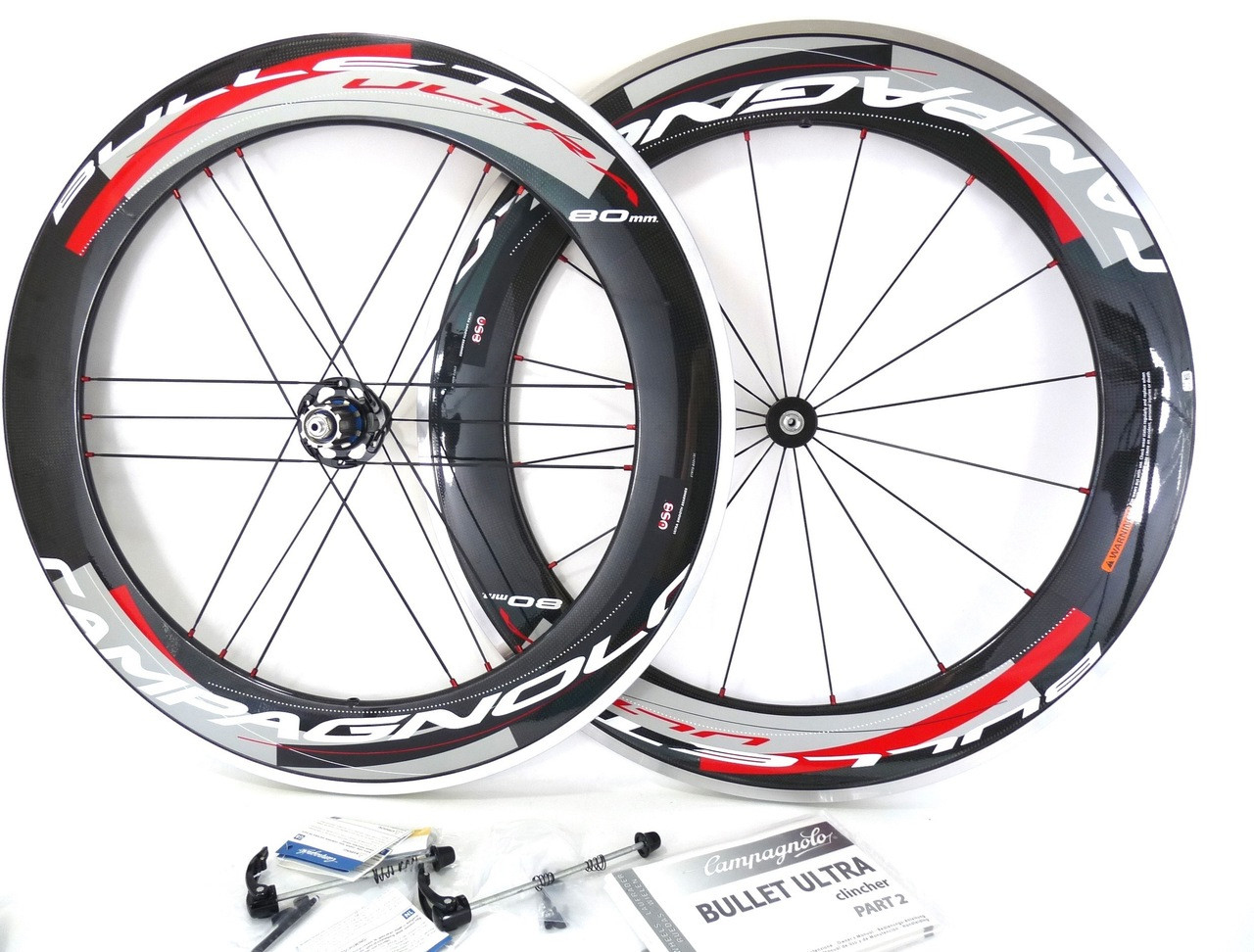 Campagnolo BULLET ULTRA 80mm wheelset Bright 11 speed 