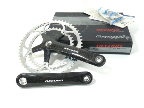 First generation Campagnolo Record Carbon Crankset 