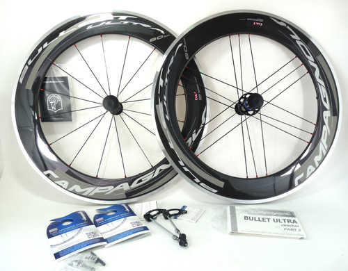 Campagnolo BULLET wheelset 11 speed 80mm Carbon Clincher 9/10/11