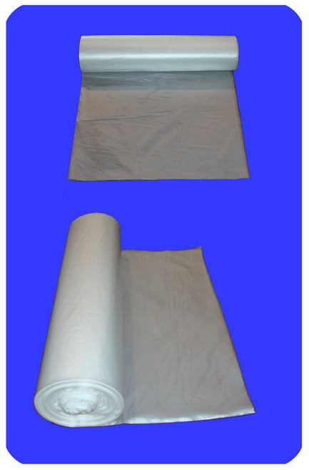 50-55 Gallon HDPE Star Sealed Coreless Trash Liners  38"X60" 
