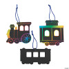 Magic Color Scratch Train Ornaments 24ct