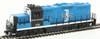 EMD GP9M - Standard DC -- Boston & Maine #1754 (blue, black, white) EMD GP9M - Standard DC -- Boston & Maine #1754 (blue, black, white)