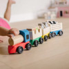 Wooden Farm Train Toy Set