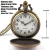 Retro Style Train  Pocket Watch