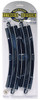 Curved Track w/Steel Rail & Black Roadbed - E-Z Track(R) -- 18" Radius Rerailer pkg(2)