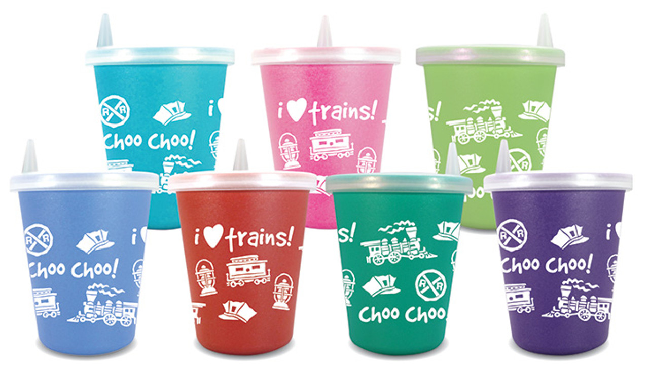 Choo Choo Train Twisty Straw Cup