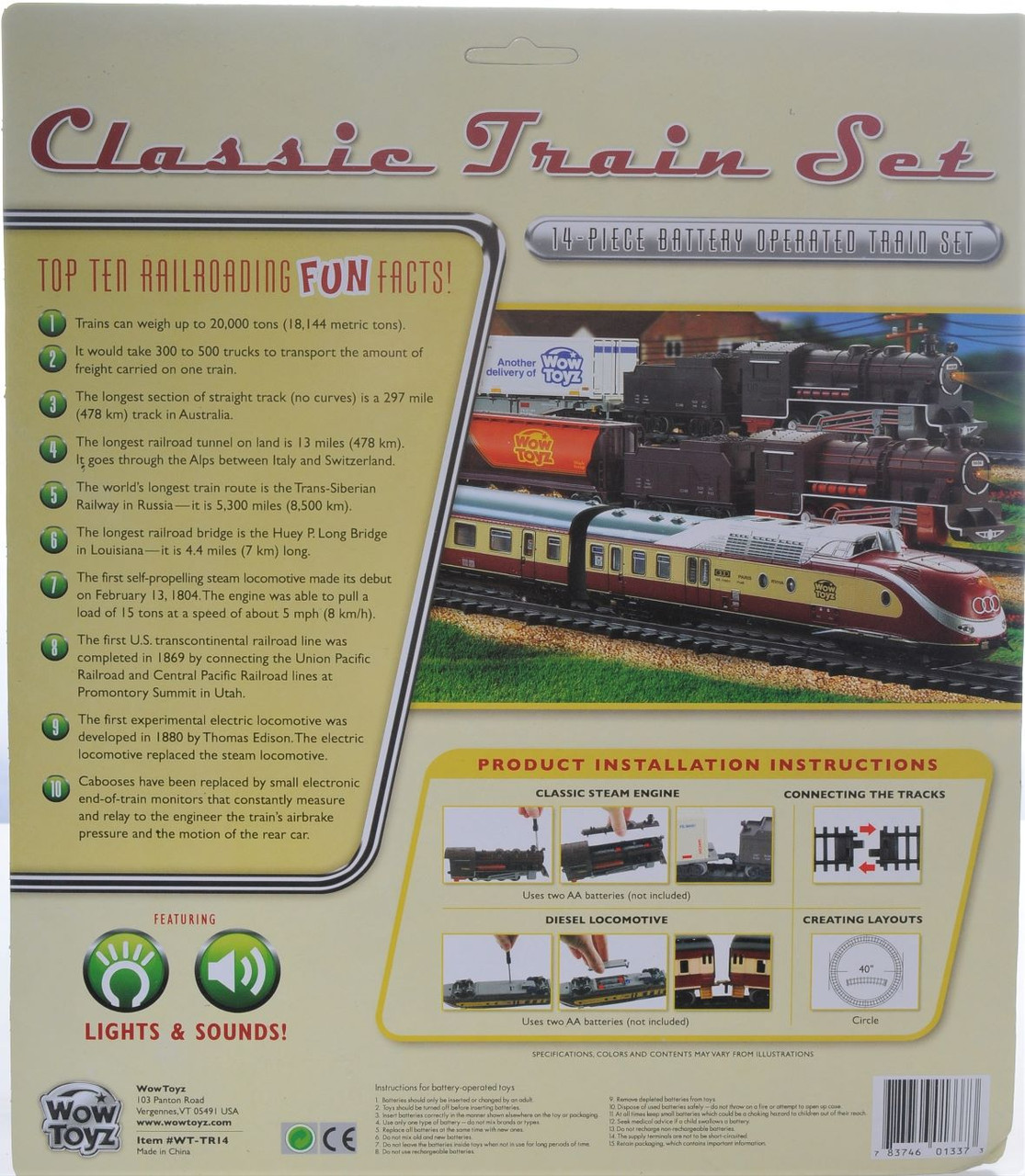 wow toys classic train set