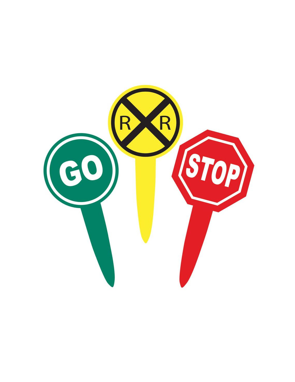 stop and go signs printable