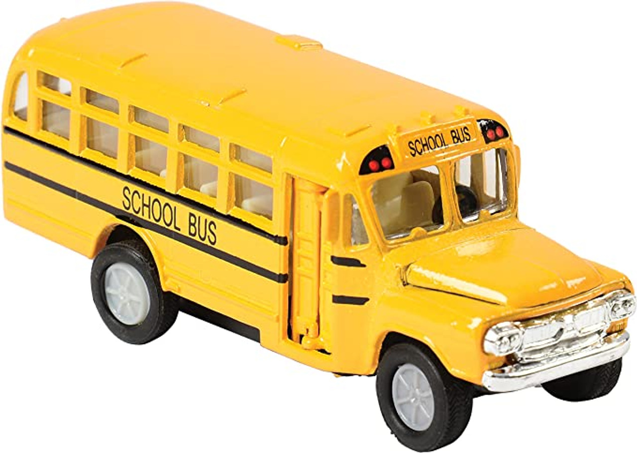 Miniatura Ônibus Escolar Amarelo - Die Cast: School Bus - Toyshow