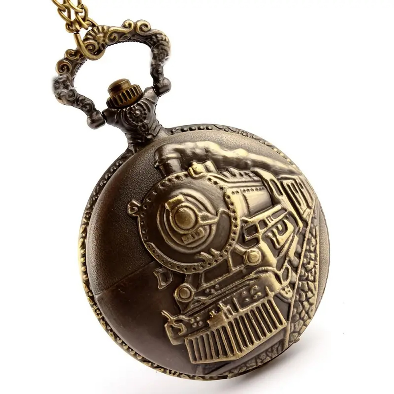 Amazon.com: SIBOSUN Personalized Pocket Watch Engraved Gift Birthday  Graduation Son Brother Boyfriend 3D Steam Train : Clothing, Shoes & Jewelry