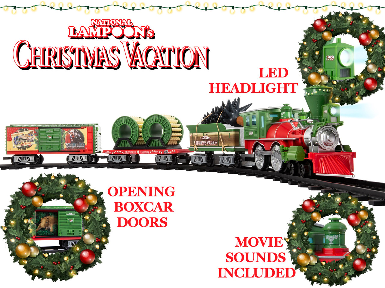 LIONEL CHRISTMAS VACATION READY-TO-PLAY BATTERY TRAIN SET