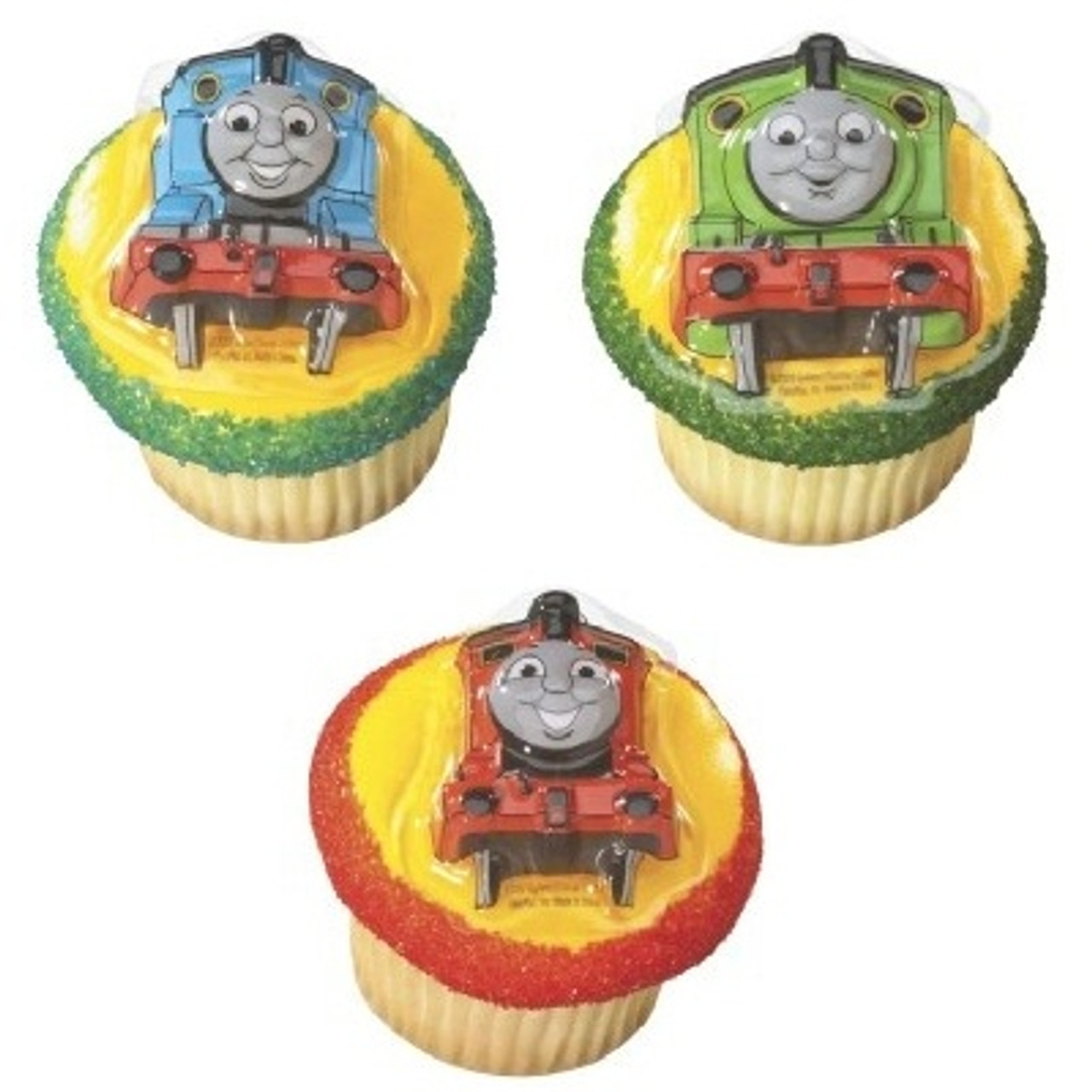 thomas train cupcake