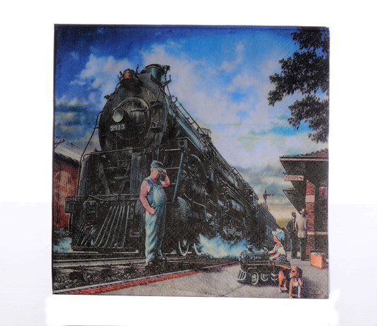 Whistle Stop Train Party Lunch Napkins Whistle Stop Train Party Lunch Napkins