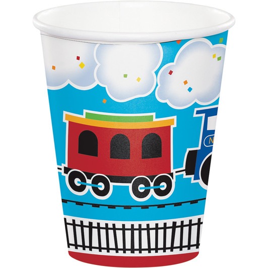 All Aboard Train Party 9 oz Cups (8 ct) All Aboard Train Party 9 oz Cups (8 ct)