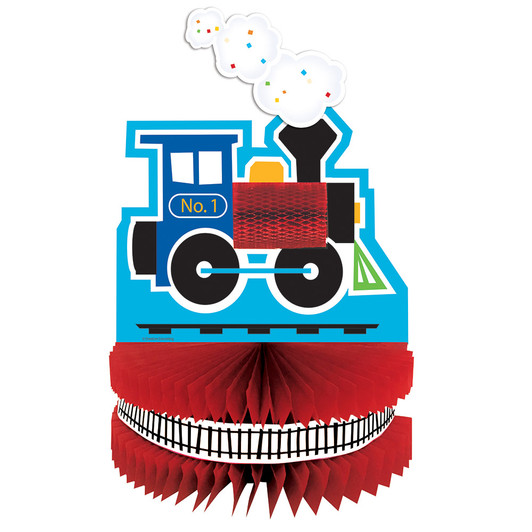 All Aboard Train Party Honeycomb Centerpiece All Aboard Train Party Honeycomb Centerpiece