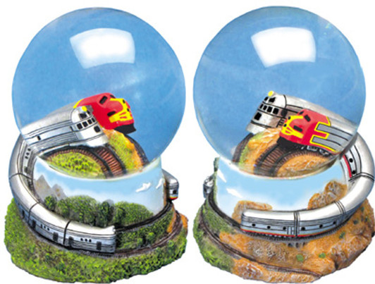 Diesel Locomotive Water Globe
