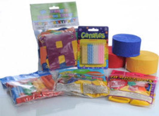 Party Time Primary Colors Room Decorating Kit