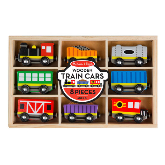 Wooden Train Cars (8 pc) Wooden Train Cars (8 pc)