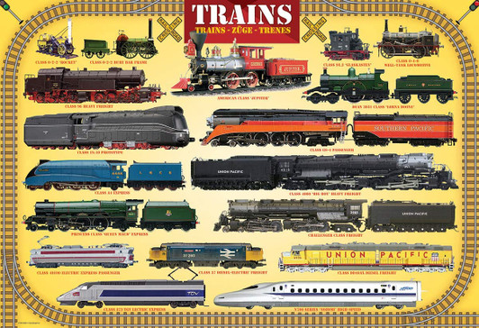 Trains 100 Piece Jigsaw Puzzle Trains 100 Piece Jigsaw Puzzle