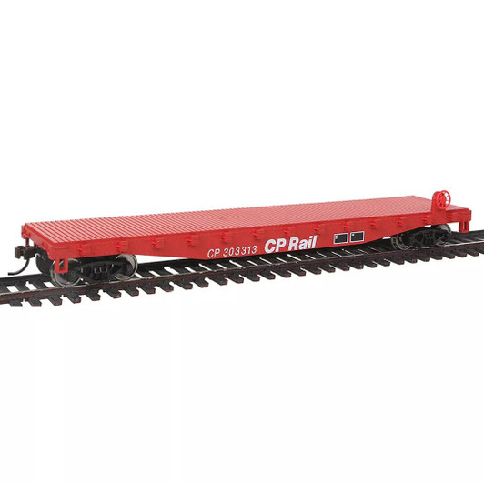 Flatcar - Ready to Run -- Canadian Pacific Flatcar - Ready to Run -- Canadian Pacific