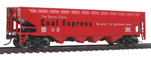 Offset Hopper - Ready to Run -- Santa Claus Coal Express Offset Hopper - Ready to Run -- Santa Claus Coal Express