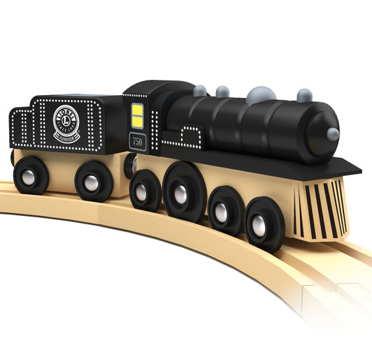 Lionel Collector's Steam Engine & Coal Car Wood Train Set Lionel Collector's Steam Engine & Coal Car Wood Train Set