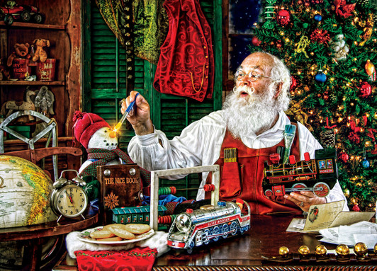 Christmas - Santa's Workshop 1000 Piece Puzzle Christmas - Santa's Workshop 1000 Piece Puzzle