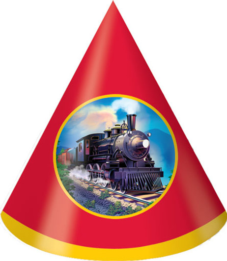 Clickety-Clack Train Cone Hats Clickety-Clack Train Cone Hats