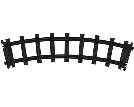 Lionel 712138 Battery Operated O-Gauge Curve Track (12 pcs)