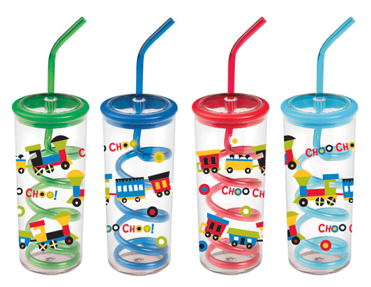 Train Kids Water Bottle With Straw Train Birthday Favors Train Gifts for  Kids Train Tumbler With Straw 10oz Water Bottle Steam Trains Cups 
